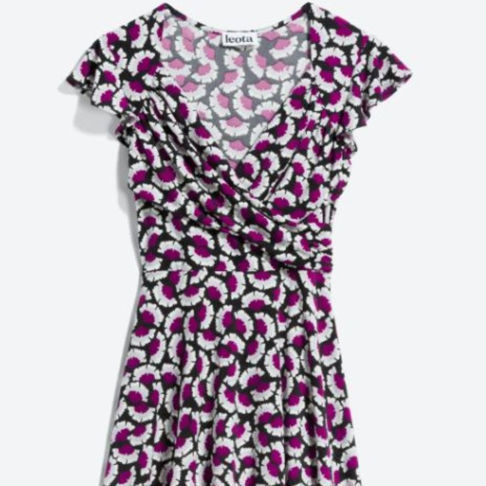 Emma Knit Dress - Size XL Dark Purple